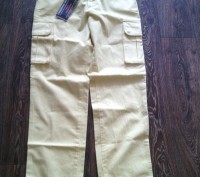 Новые, суперские, яркие брюки фирмы FISHERMANS WHARF серии CARGO BOAT. Брюки жел. . фото 3