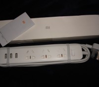 Удлинитель Xiaomi Power Strip универсальный 3 розетки и 3 USB порта.

Отличный. . фото 2