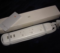 Удлинитель Xiaomi Power Strip универсальный 3 розетки и 3 USB порта.

Отличный. . фото 3