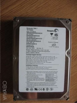 Жесткий диск Seagate Barracuda 7200.7 120 gb в рабочем состоянии. . фото 1