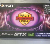 Продаю видео карту Palit GeForce GTX 560 с 2 ГБ GDDR5 Характеристики
1. Частота. . фото 3