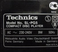 Продам HI-FI CD проигрыватель Technics SL-PG 5.
Верхняя модель в линейке. Сдела. . фото 6
