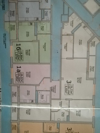 Общая площадь 54 кв.м., жилая 25 кв.м., кухня 10,5 кв.м. с выходом на лоджию 4 к. Центр. фото 2
