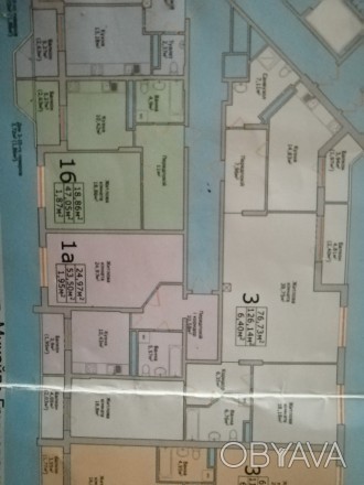 Общая площадь 54 кв.м., жилая 25 кв.м., кухня 10,5 кв.м. с выходом на лоджию 4 к. Центр. фото 1