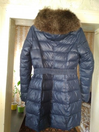 Продам женское пальто(куртка).Наполнитель холлофайбер,очень теплая.Размер L.Длин. . фото 6