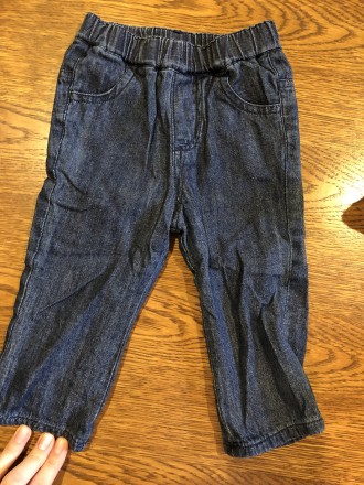 Тёплые джинсы на мальчика возрастом 6-9 месяцев
В идеальном состоянии, в носке . . фото 2