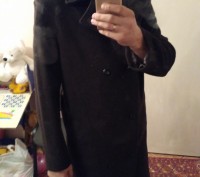 Пальто с катаной шерсти с воротником из натурального меха Фирмы ВИДИ ВАН.. . фото 2