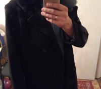 Пальто с катаной шерсти с воротником из натурального меха Фирмы ВИДИ ВАН.. . фото 5