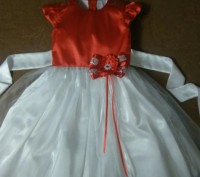 Народное платье для девочки, р.110-116, длина юбки от талии 50 см, пышное.. . фото 3