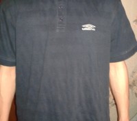 Продам футболку фирмы UMBRO-оригинал,размер XL,состояние 5/5,темно синего цвета.. . фото 3