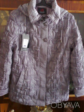 Новая демисезонная куртка 50 \ 52 размера фирмы "ASSENER " фабричная.Приталеного. . фото 1