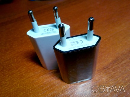 Адаптер живлення USB 1А для зарядки будь-яких пристроїв, що заряджаються через к. . фото 1