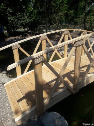 Столярное производство Гюмри построит декоративный мостик для вашего ландшафта п. . фото 5