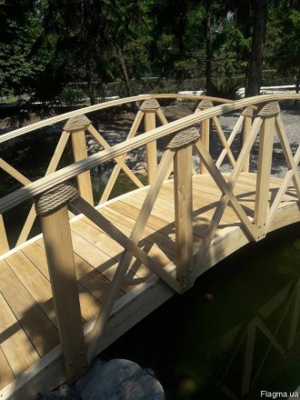 Столярное производство Гюмри построит декоративный мостик для вашего ландшафта п. . фото 2