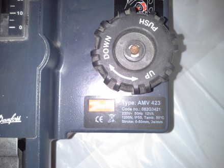Редукторный электропривод Danfoss AMV423
напряжение питания 230В
расчетная мощ. . фото 3