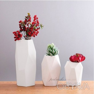 Оригинальные керамические вазы для цветов от украинского производителя по доступ. . фото 1