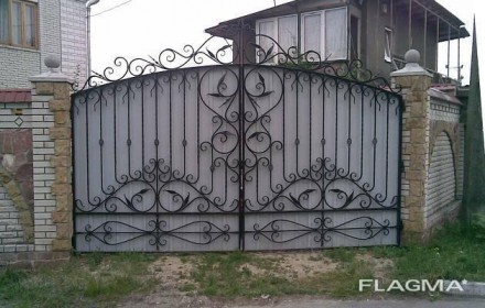 Кованые ворота- это желание сомовыразится, иметь изделие не как у всех...и как р. . фото 3