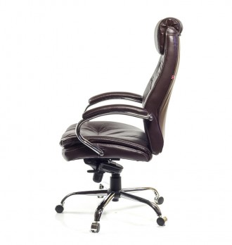 Кресло Лацио • АКЛАС • ЕХ MB коричневый. Красивое кресло, солидное и элегантное.. . фото 4
