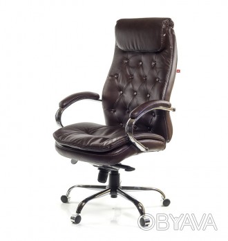 Кресло Лацио • АКЛАС • ЕХ MB коричневый. Красивое кресло, солидное и элегантное.. . фото 1