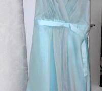 Очень красивое бирюзовое платье бренд Debut Debenhams. Сделано в Румынии. Длина . . фото 9