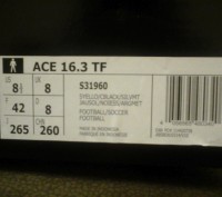 Продам новые кроссовки (сороконожки) Адидас Adidas ACE 16.3 TF.
Оригинал.
Моде. . фото 4