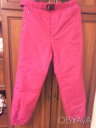 Лыжные теплые штаны , 48-52  размер .Состояние отличное без дефектов. Непромокае. . фото 1