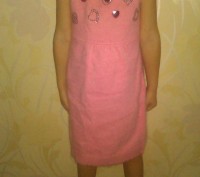 Продам новое платье-сарафанчик "Делорас", нежно-розового цвета из ангоры на рост. . фото 9