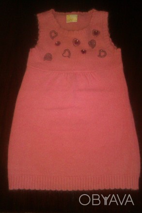 Продам новое платье-сарафанчик "Делорас", нежно-розового цвета из ангоры на рост. . фото 1