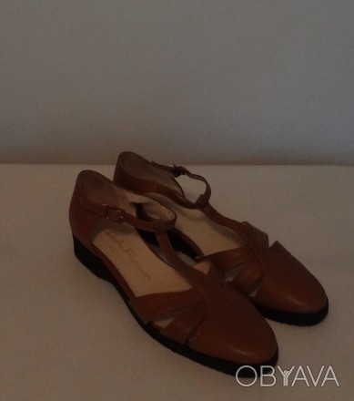 Продам оригинальные женские сандалии Salvatore Ferragamo, размер 37-37,5 натурал. . фото 1