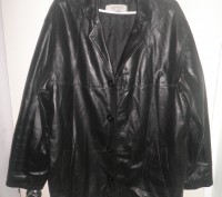 Продам кожаную мужскую курточку черного цвета. Замеры: полуобхват груди - 65 см.. . фото 4