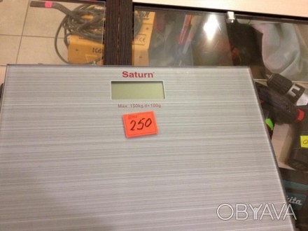 Весы напольные Saturn До 150 кг Состояние хорошее, полностью рабочие. Посмотреть. . фото 1