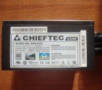 Продам Chieftec APS-650C 650W блок полностью рабочий ,не вскрывался ,заводская п. . фото 3
