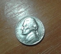 монета 5 центів, 1970 року ліберті, пересилка поштою за предоплату. . фото 2