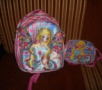 просто шикарный новый рюкзак, для девочки, с объёмным рисунком 3Д, при касания к. . фото 2