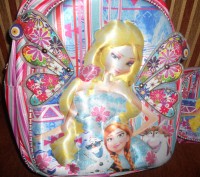 просто шикарный новый рюкзак, для девочки, с объёмным рисунком 3Д, при касания к. . фото 3