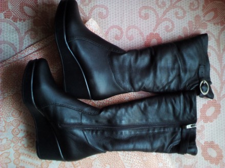 Продам сапоги кожаные зимние женские 36р. Сапоги новые и не ношенные в идеальном. . фото 3