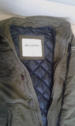 Курточка ABERCROMBIE на осень , размер L (42).
Без деффектов,защитного цвета .Ц. . фото 4