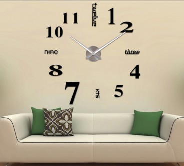 Настенные часы с ярко выраженным объемным 3Д эффектом предназначены для установк. . фото 4
