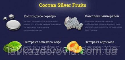 Silver Fruits - Капли + ККС - Концентрат коллоидного серебра - Комплекс для поху. . фото 3
