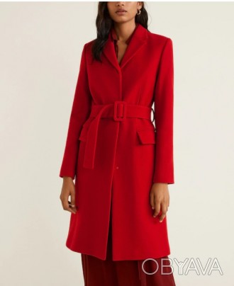 В наличии новое пальто Mango ,оригинал.   

р. S в красном цвете 
Состав:   8. . фото 1