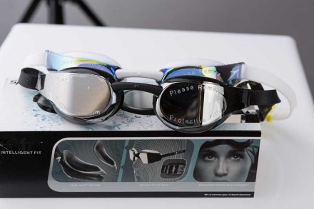 Очки для плавания Speedo, зеркалка, с идеальной посадкой, отличной герметичность. . фото 5