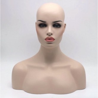 Стильный современный сексуальный женский манекен. Высота 44см, окружность головы. . фото 4