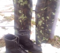 Ботинки - берцы военные, высокие. Черная кожа, внутри без подкладки, по стельке:. . фото 11