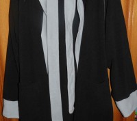 Черный мужской халат. В отличном  состояние. 48 размер, длина халата 1 метр. От . . фото 2