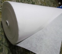 Флизелин не клеевой (отрывной) для вышивки, 40г(40+0), ширина - 99 см , белый, Н. . фото 2