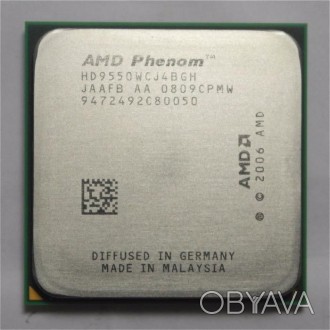 Phenom X4 9550 Socket AM2 plus
для настольного ПК
Частота процессора - 2.2 Ггц. . фото 1