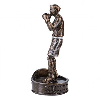 Наградная статуэтка
Вид спорта: бокс
Материал фигурки: металл с напылением под б. . фото 3
