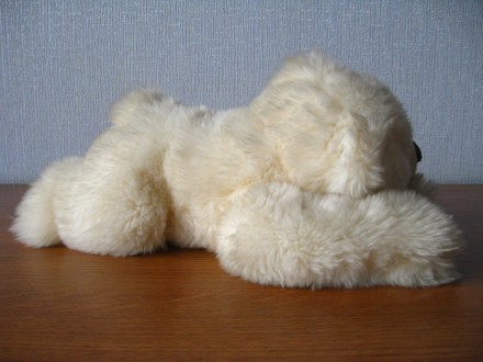 продам мягкую игрушку белый медвежонок, размеры 32х18х15, внутри не вата, а таки. . фото 5