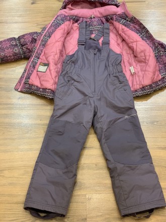 Зимний комплект Outventure .Куртка+штаны на подтяжках .Цвет фиолетовый .Замеры К. . фото 5