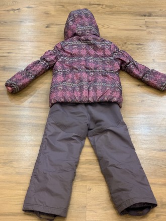 Зимний комплект Outventure .Куртка+штаны на подтяжках .Цвет фиолетовый .Замеры К. . фото 4